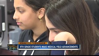 Two ninth grade students make medical field advancements
