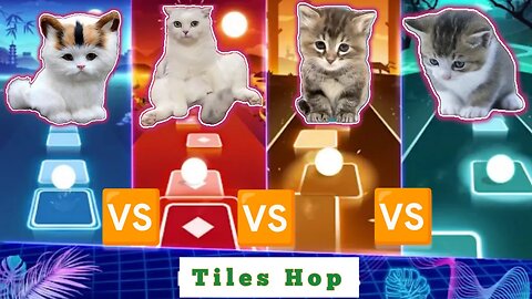 VIDA DE RICO CAT VS BELIEVER CAT VS MONEY CAT VS MARSHMELLOW CAT | Tiles Hop