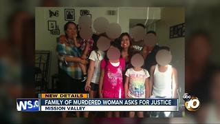Family of murdered woman asks for justice