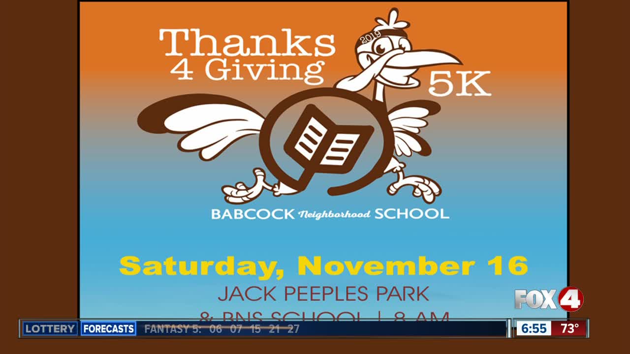 Babcock Neighborhood School's Thanks 4 Giving 5K Preview