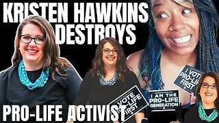 Kristen Hawkins - Pro Choice Activist Gets OWNED By Logic -{ Reaction }- Kristen Hawkins Reaction