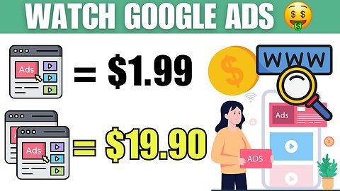 Earn $1.99 Per Minute Watching Google Ads | Make Money Online 2024