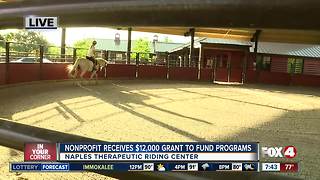 Naples Therapeutic Riding Center receives grants to fund programs for women and children in need - 7:30am live report