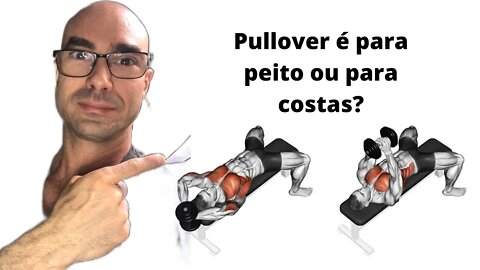 Pullover é um exercício para peito ou para costas? #shorts