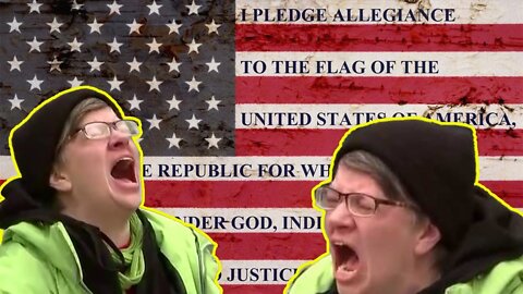 WOKE Wisconsin County Supervisor makes a proposal to BAN reciting the Pledge of Allegiance!