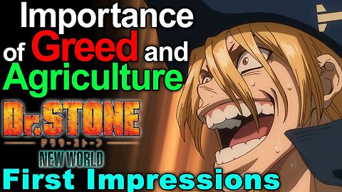 Ryuusui Puts His Foot in his Mouth! - Dr Stone New World First Impressions!