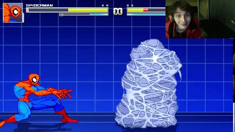 Spider Man VS Hulk Hogan The Wrestler In An Epic Battle In The MUGEN Video Game With Live Commentary