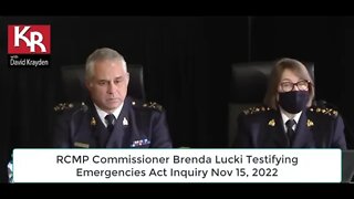 Did RCMP Commissioner Lucki throw Trudeau under the bus?