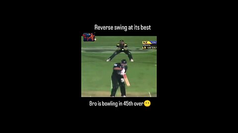 reverse swing at its very best / wasim akaram reverse swing bowling at 45 over