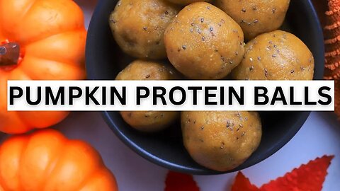 Pumpkin Protein Balls Recipe | Pumpkin Energy Balls