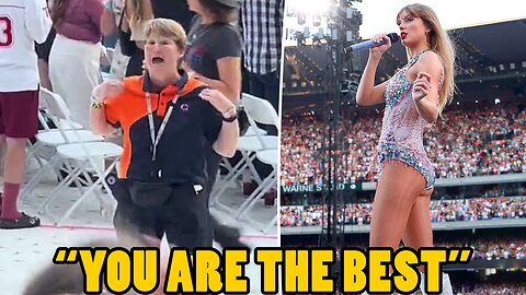 Taylor Swift’s Security guard stole the show in her concert