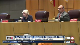 Cape Coral council discussing City Manager recruitment firms