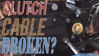 How to change clutch cable on a Harley Big Twin - Random Garage