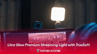 Logitech For Creators Litra Glow Premium Streaming Light with TrueSoft
