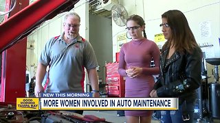 More Tampa Bay area women are becoming auto technicians