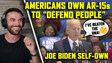 LOL: Biden Admits AR-15s Are For Defending People & America