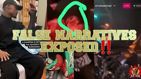 FALSE NARRATIVES-JERMELL CHARLO FAKE INJURY😡 SPENCE STAGE ACCIDENT🤬CRAWFORD LOADED GLOVES 🥊 #TWT