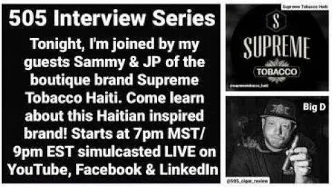 Interview with Sammy & JP of Supreme Tobacco Haiti
