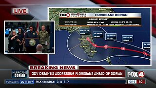 Florida Gov. Ron DeSantis provides an update on Hurricane Dorian