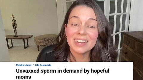Unvaccinated men in high demand for their untainted sperm!