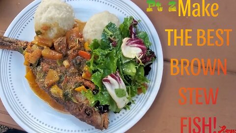 HOW To MAKE BROWN STEW FISH (With NO Browning) Part 2