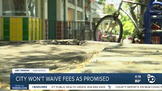 City not waiving sidewalk repair fees