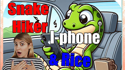 "A Must-Watch Video: Woman Unknowingly Picks Up Snake Hitchhiker Apple's Warning on iPhones in Rice"