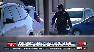 Pot shop busts in East Bakersfield