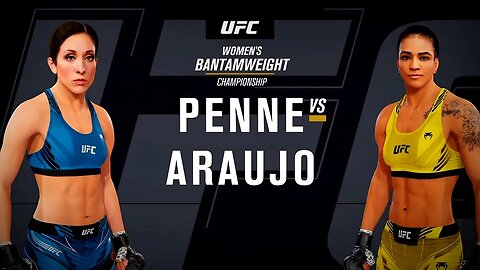 EA Sports UFC 4 Gameplay Viviane Araujo vs Jessica Penne