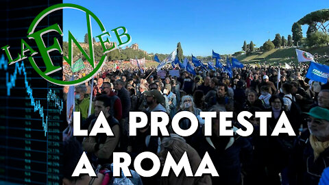 La protesta a Roma, il popolo del Circo Massimo
