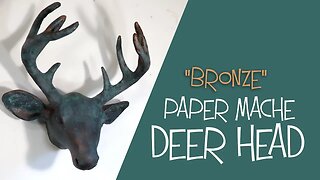 Paper Mache Animals - Easy Bronze Coating