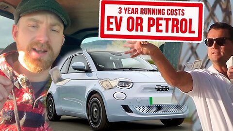 EV vs Petrol Fiat 500 Real Running Costs Over 3 Years. Maths with Geoff.