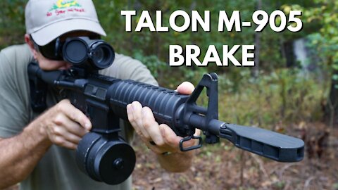 Crazy Flat Shooting Muzzle Brake - Talon M-905!