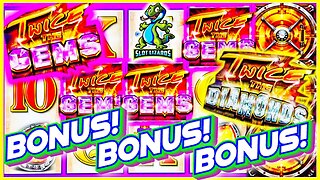 OLD IS NEW! BONUS BONUS BONUS! Twice the Gems VS Twice the Diamonds Slots