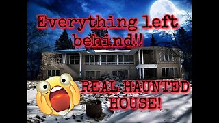 REAL HAUNTED ABANDONED TIME CAPSULE HOUSE!