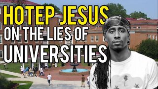 Colleges & Universities are SCAMS! Hotep Jesus & Chrissie Mayr discuss the Narratives & Promises