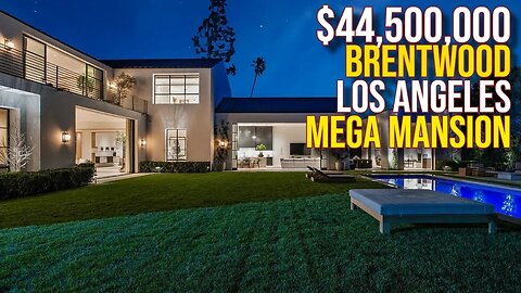 Inside $44,500,000 Brentwood Los Angeles Mega Mansion