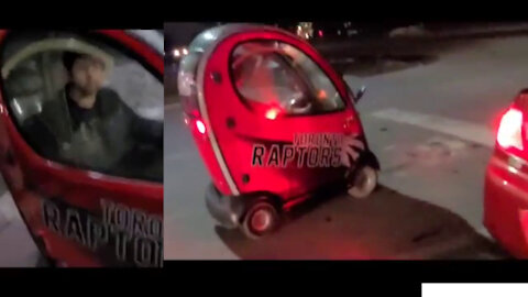 World smallest car you see in Canada