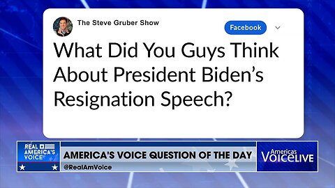 Question of The Day: What did you think about President Biden's speech last night?