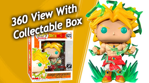 360 View of Legendary Super Saiyan Broly 6 inch #623 Exclusive Animation Funko Pop, Product Links