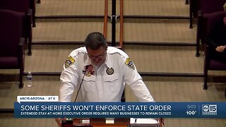 Some Arizona sheriffs won't enforce state order