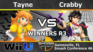 Tayne (Peach) vs. Crabby (Dark Pit) - SSB4 Winners R3 - SC46