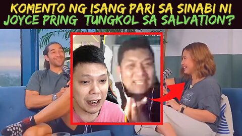 KOMENTO NG ISANG PARI sa sinabi ni @Joyce Pring tungkol sa Salvation?🤔