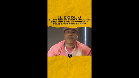 @llcoolj I have never been afraid to step outside my comfort zone & try new things
