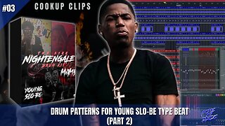 Making an INSANE Drum Pattern For a Young Slobe Type Beat Part 2 | Sac Beat Tutorial