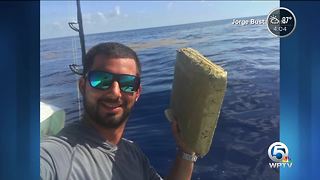 South Florida fisherman finds floating marijuana brick off Pompano Beach