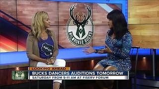 Bucks Dancers auditions will be held tomorrow