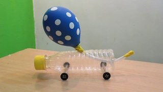 How to make a Balloon powered car very simple