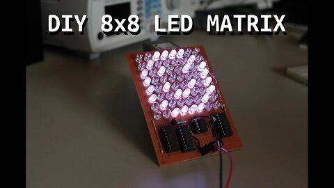 DIY LED Matrix - Show Patterns in an 8x8 Grid