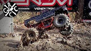 SCX10 R/C Mud Truck Makes A Splash